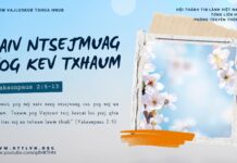 Xaiv Ntsejmuag Yog Kev Txhaum – 22/1/2025