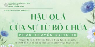 Hậu Quả Của Sự Từ Bỏ Chúa – 25/1/2025