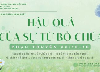 Hậu Quả Của Sự Từ Bỏ Chúa – 25/1/2025