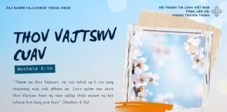 Thov Vajtswv Cuav – 6/1/2025