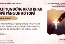 Lĕch Yua Đơ̆ng Krao Khan Tơpă păng Ưh Kơ Tơpă – 7/1/2025