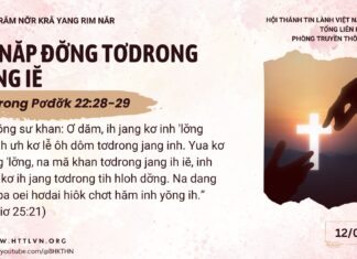 Tơnăp Đơ̆ng Tơdrong Jang Iĕ – 12/1/2025