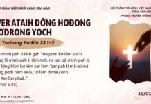 Wer Ataih Đơ̆ng Hơđong Tơdrong Yoch – 19/1/2025
