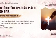 Jên Ưh Kơ Đei Pơnăr Mălei Gơh Păr – 26/1/2025