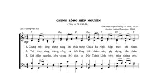 Bài hát: CHUNG LÒNG HIỆP NGUYỆN