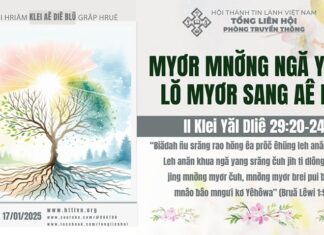 Myơr Mnơ̆ng Ngă Yang Lŏ Myơr Sang Aê Diê – 17/1/2025