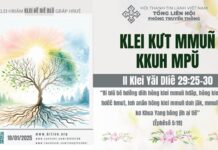 Klei Kưt Mmuñ Kkuh Mpŭ – 18/1/2025