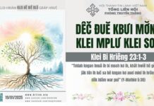 Dêč Đuĕ Kbưi Mơ̆ng Klei Mplư Klei Soh – 19/1/2025