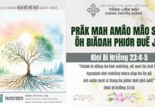 Prăk Mah Amâo Mâo Siap Ôh Ƀiădah Phiơr Đuĕ Jih – 26/1/2025