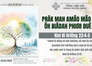 Prăk Mah Amâo Mâo Siap Ôh Ƀiădah Phiơr Đuĕ Jih – 26/1/2025