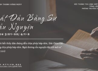 Bắt Đầu Bằng Sự Cầu Nguyện – 1/3/2025
