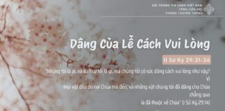 Dâng Của Lễ Cách Vui Lòng – 14/2/2025