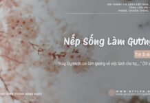 Nếp Sống Làm Gương – 26/2/2025