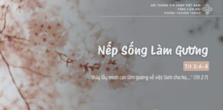 Nếp Sống Làm Gương – 26/2/2025
