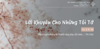 Lời Khuyên Cho Những Tôi Tớ – 27/2/2025