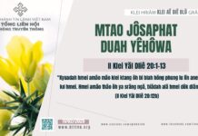 Mtao Jôsaphat Duah Yêhôwa – 11/2/2025