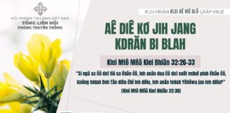 Aê Diê Kơ Jih Jang Kdrăn Bi Blah – 25/2/2025