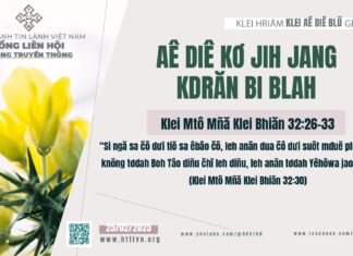 Aê Diê Kơ Jih Jang Kdrăn Bi Blah – 25/2/2025