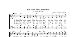 Bài hát: SỨC SỐNG CHÚA PHỤC SINH