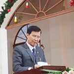 011.Mục sư Đinh Tấn vĩnh, UV BĐD tỉnh Quảng Ngãi cầu nguyện cho công việc Chúa tại tỉnh Bình Định