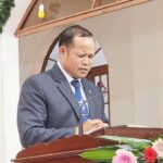 013.Mục sư Ksor Chiar cầu nguyện cho công việc Chúa tại tỉnh Quảng Ngãi