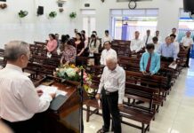 Tiền Giang: Hiệp Nguyện Giáo Phẩm Tỉnh Tiền Giang Tháng 3/2025