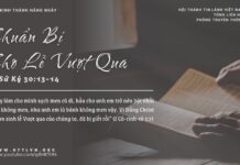 Chuẩn Bị Cho Lễ Vượt Qua – 15/3/2025