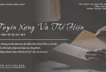 Tuyên Xưng Và Thể Hiện – 18/3/2025