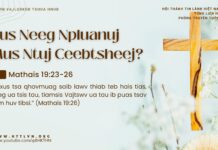 Tus Neeg Npluanuj Mus Ntuj Ceebtsheej? – 20/3/2025