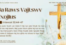 Ua Raws Vajtswv Txojlus – 26/3/2025