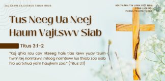 Tus Neeg Ua Neej Haum Vajtswv Siab – 29/3/2025