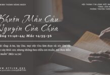 Khuôn Mẫu Cầu Nguyện Của Chúa – 3/3/2025