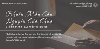 Khuôn Mẫu Cầu Nguyện Của Chúa – 3/3/2025
