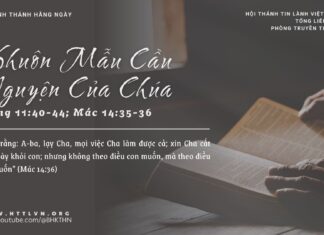 Khuôn Mẫu Cầu Nguyện Của Chúa – 3/3/2025