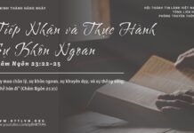 Tiếp Nhận và Thực Hành Sự Khôn Ngoan – 30/3/2025