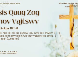 Tsis Qaug Zog Thov Vajtswv – 5/3/2025
