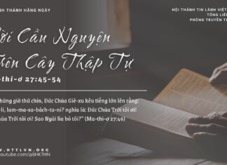Lời Cầu Nguyện Trên Cây Thập Tự – 8/3/2025