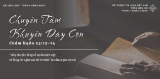 Chuyên Tâm Khuyên Dạy Con – 9/3/2025
