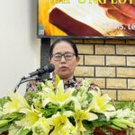 Bà MS Lê Vĩnh Hưng cầu nguyện đáp ứng lời Chúa dạy