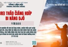 Brei Thâo Čiăng Hdĭp Bi Năng Djŏ – 31/3/2025