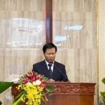 MS. Phạm Hoài Đức – Trưởng Ban Đại diện cầu nguyện khai lễ và chào mừng.