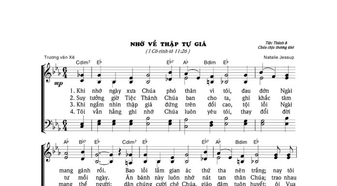 Bài hát: NHỚ VỀ THẬP TỰ GIÁ