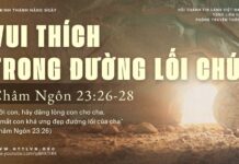Vui Thích Trong Đường Lối Chúa – 13/4/2025