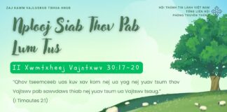 Nplooj Siab Thov Pab Lwm Tus – 15/4/2025