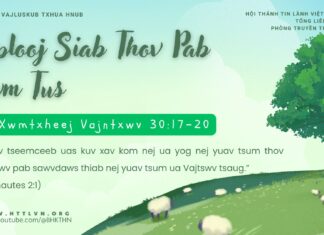 Nplooj Siab Thov Pab Lwm Tus – 15/4/2025