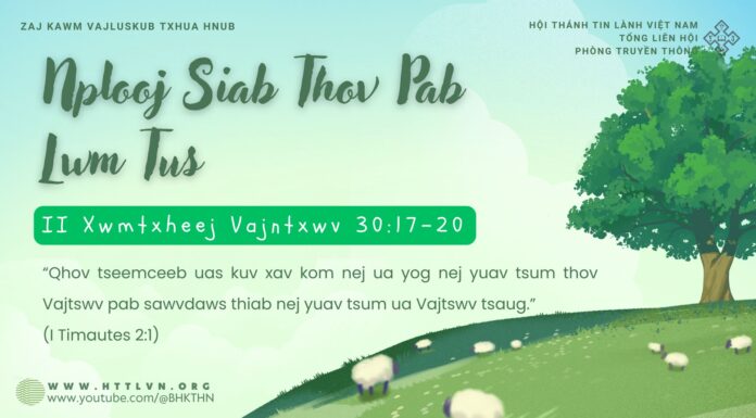 Nplooj Siab Thov Pab Lwm Tus – 15/4/2025