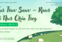 Tus Tswv Sawv – Raws Li Nws Qhia Tseg – 19/4/2025