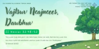 Vajtswv Ncajncees, Dawbhuv – 23/4/2025