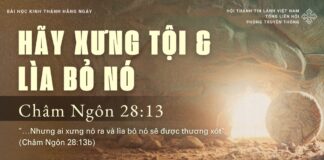 Hãy Xưng Tội Và Lìa Bỏ Nó – 2/4/2025