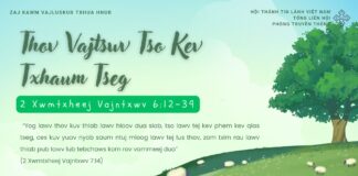 Thov Vajtswv Tso Kev Txhaum Tseg – 9/4/2025
